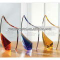 New arrival abstraction crystal glass award and trophy(R-2215)